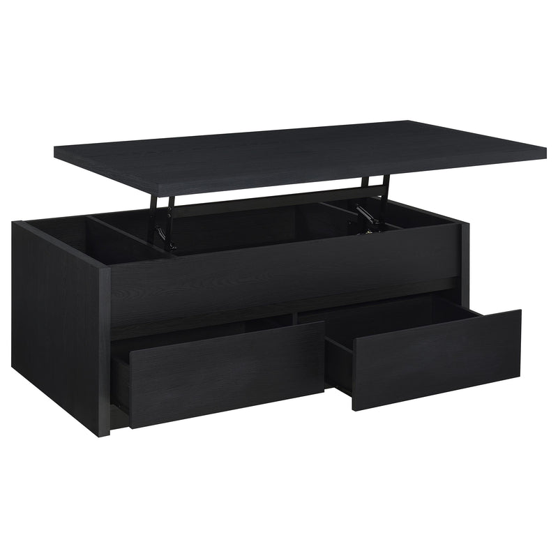Mesa de centro Knapp con tablero elevable
