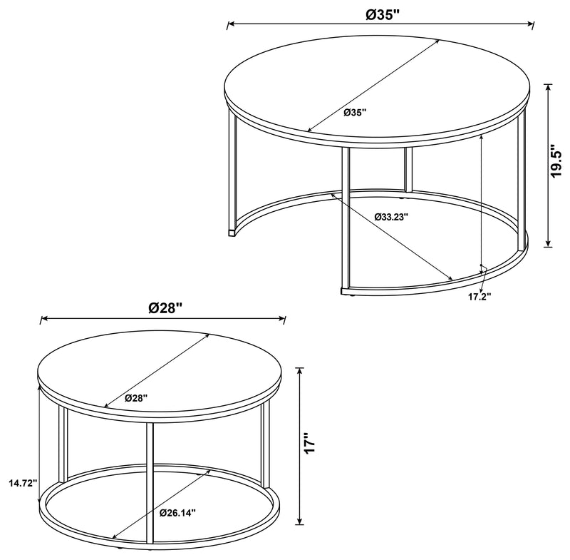 Mesa de centro Lainey Nesting