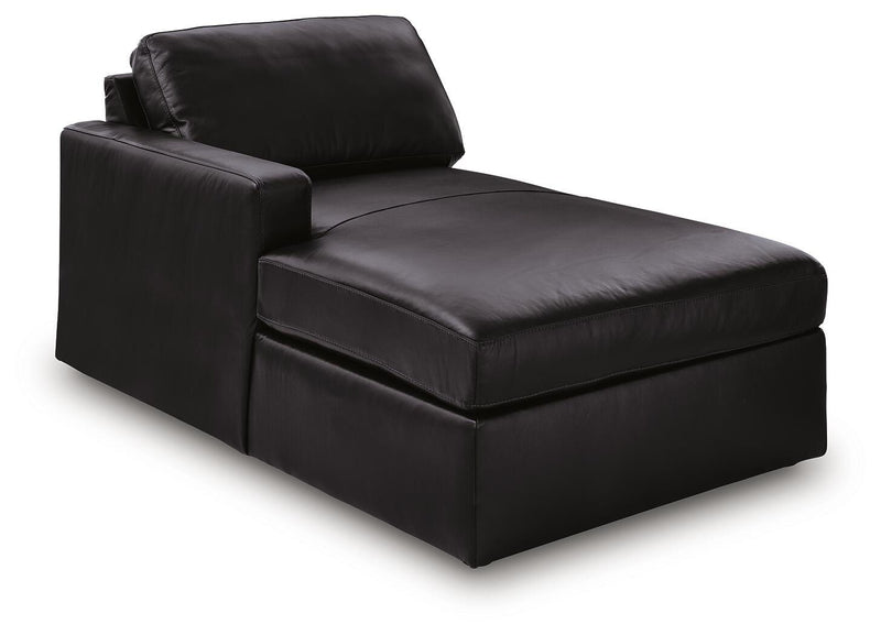Sofá modular doble chaise Modmax II con consolas de audio