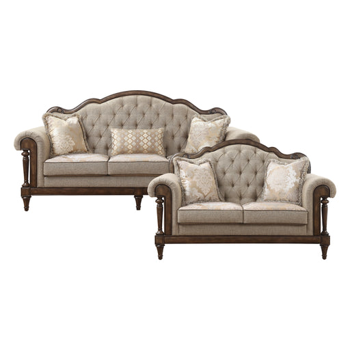 Heath Court 2pc Set: Sofa, Love