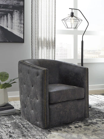 Sillón decorativo giratorio Brentlow