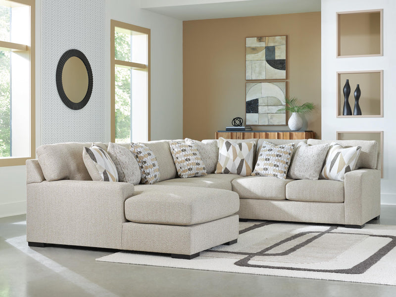 أريكة الزاوية Laurelgrove مع مسند قدم ممتد