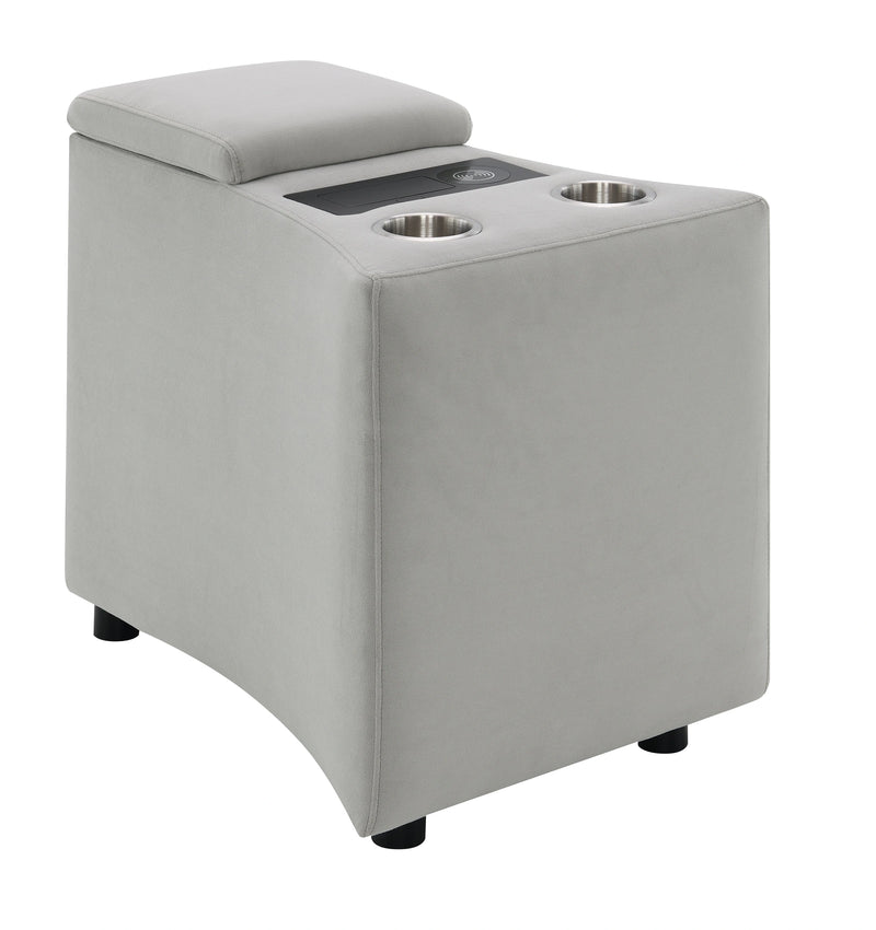 Console w/USB Port , Cup Holder & Wireless Charge