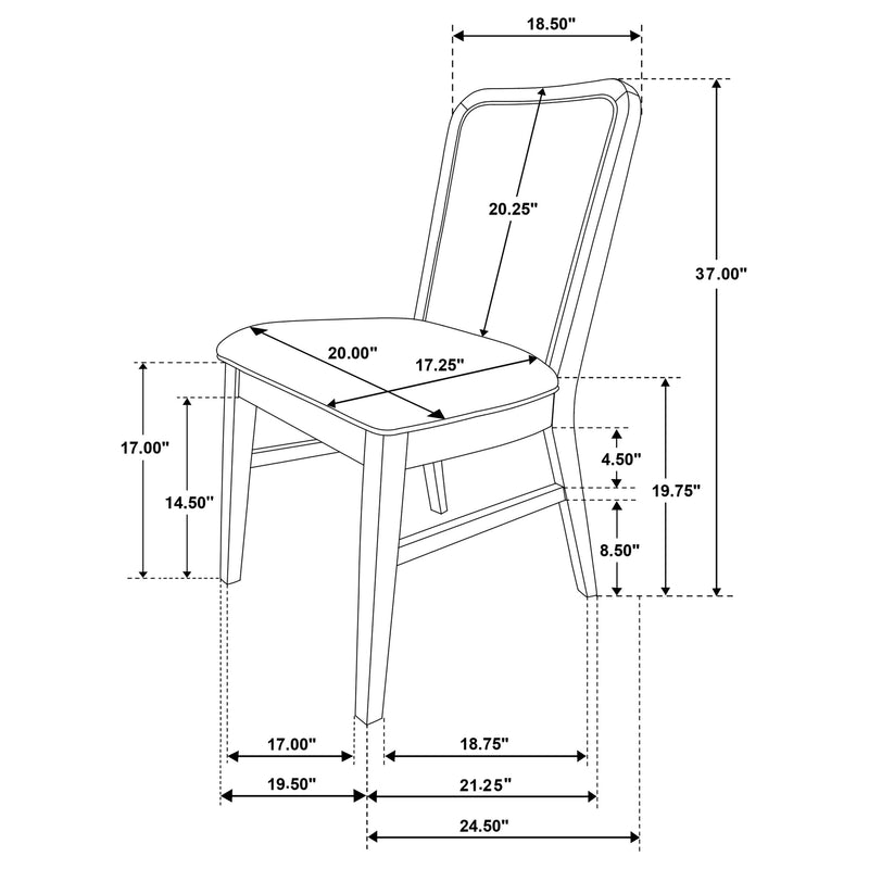 Croyden Dining Side Chair of 2