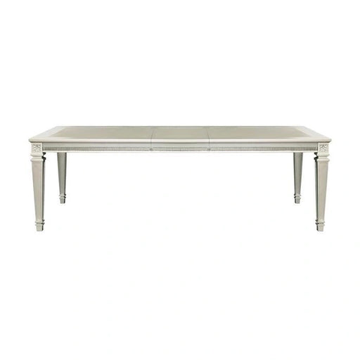 Bevelle Rectangular Dining Table in Silver 1958-96
