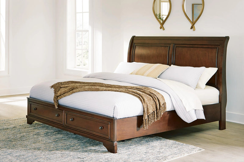 Cama con almacenaje Trellington Sleigh