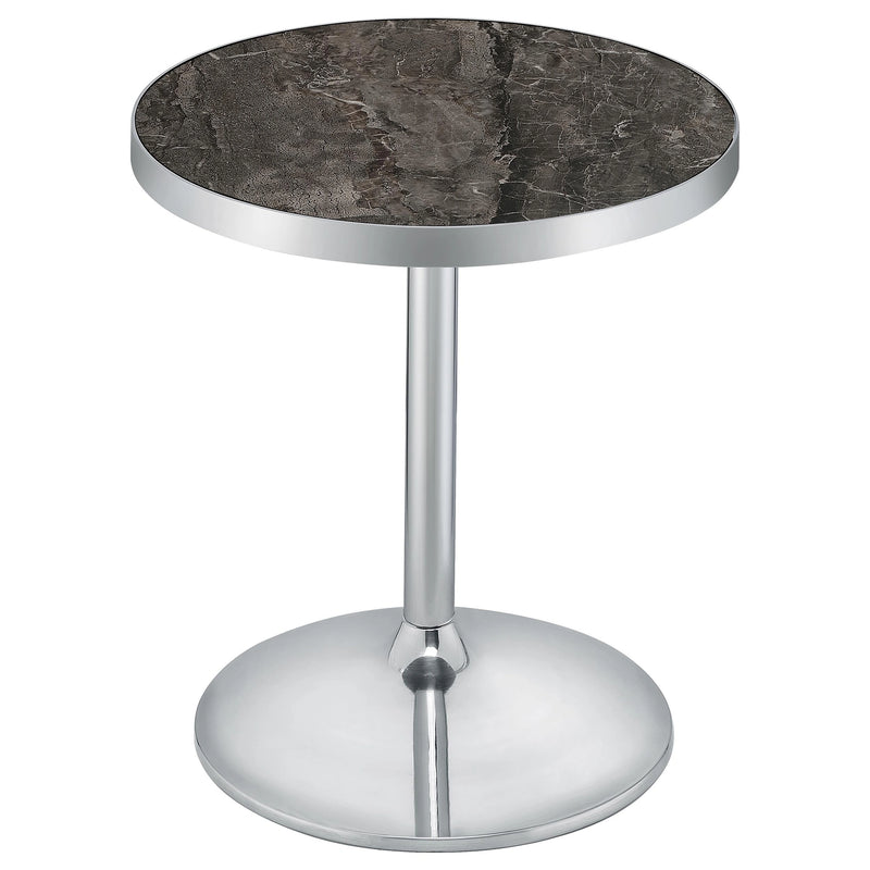 Cazen Round Pedestal Side Table