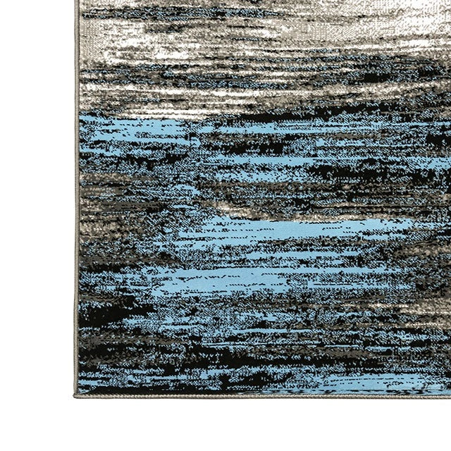 Alfombra Sivas Gris/Azul de 1.52 x 2.44 m
