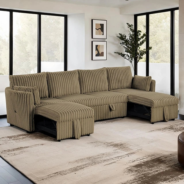 Seccional Denholme con cama extraíble