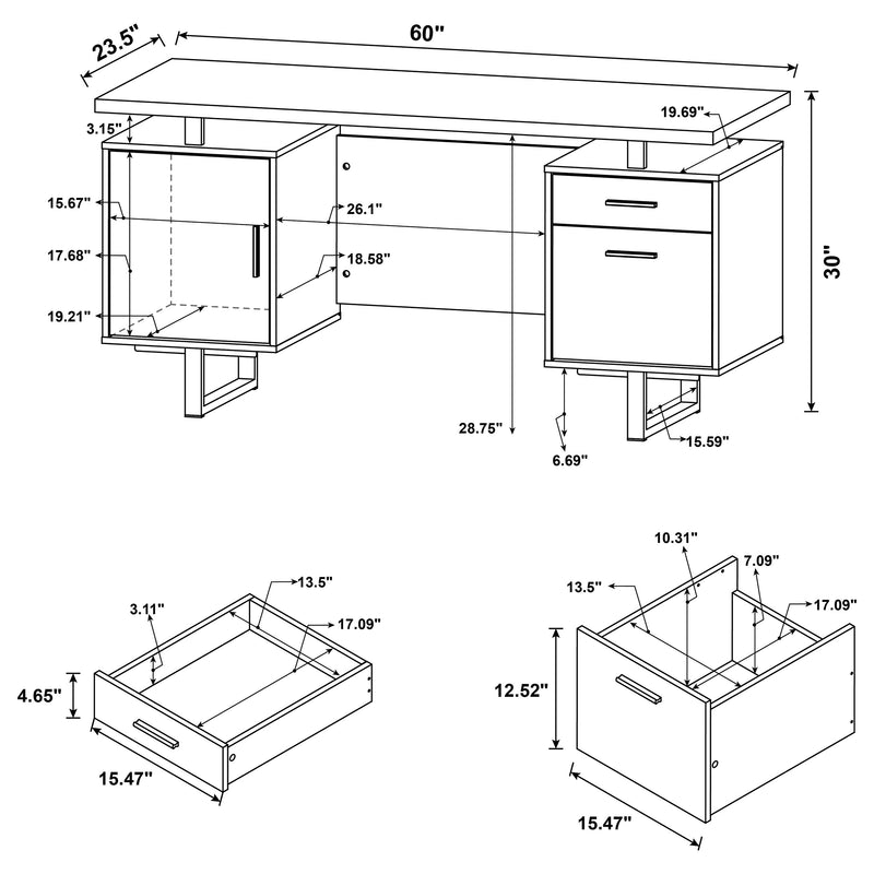 Escritorio para computadora Lawtey