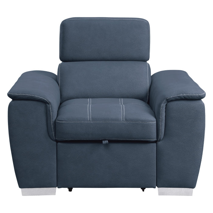 8228BU-1 - Sillón con otomana extraíble