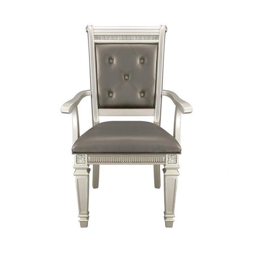 Bevelle Arm Chair in Silver (Set of 2) 1958A