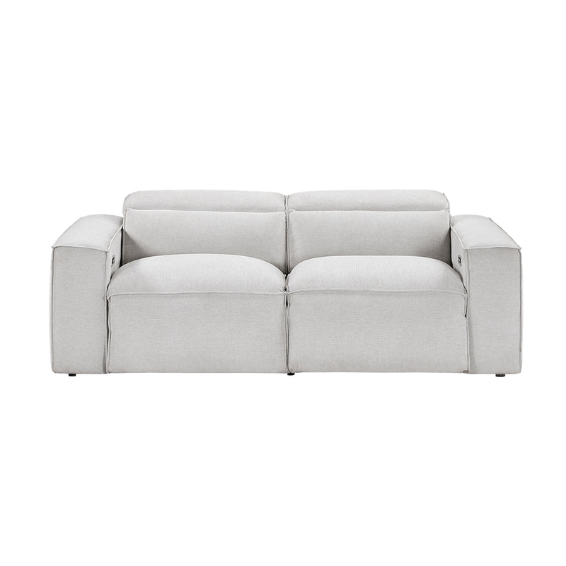 Phoebe-(2)Power Double Reclining Love Seat with Power Headrests image