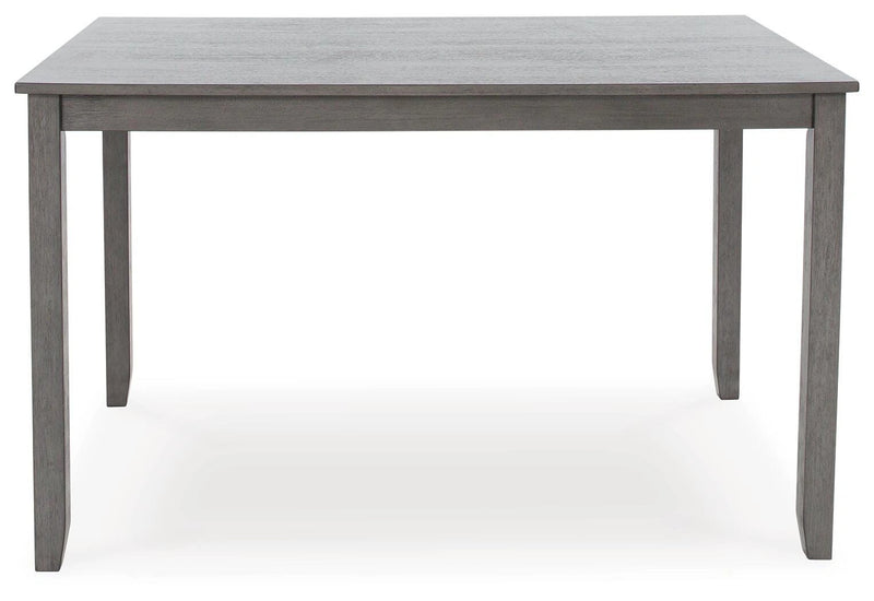 Mesa de comedor a la altura de la encimera y taburetes de bar Caitbrook (juego de 7)