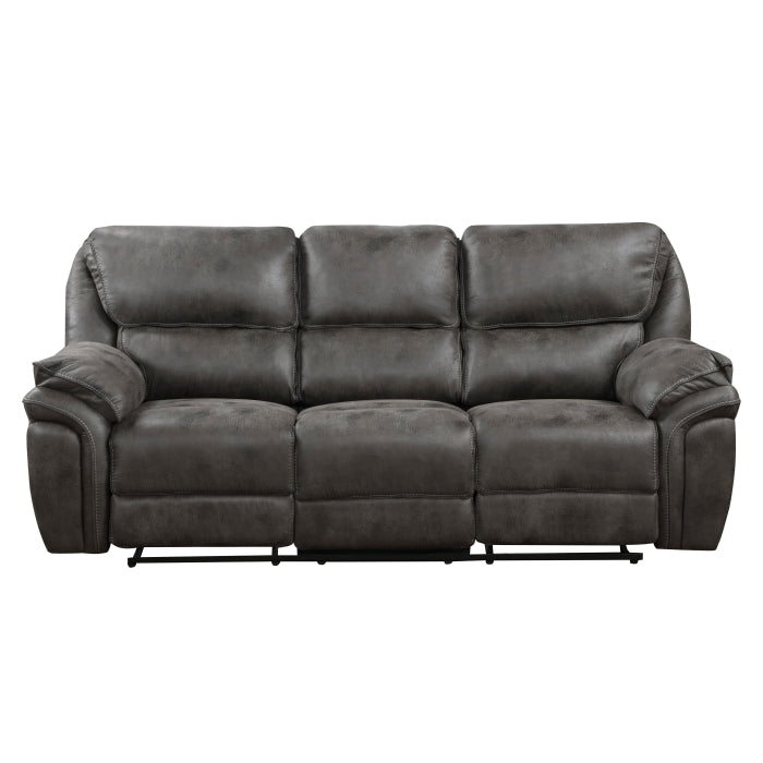 8517GRY-3 - Sofá reclinable doble