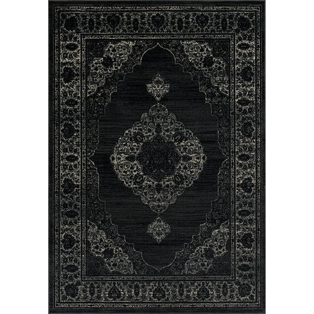 Alfombra Kozlu gris oscuro de 5 X 7 pies