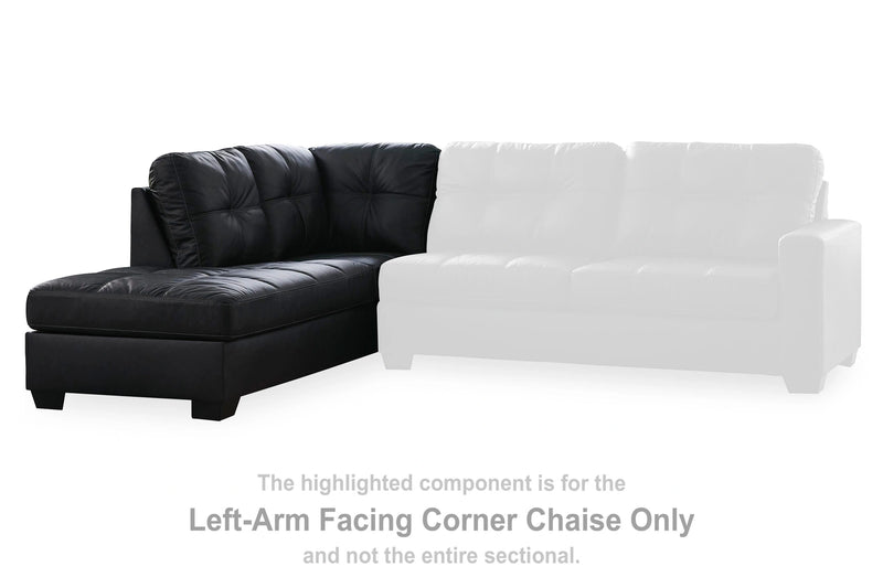 Seccional Barlin Mills con chaise longue