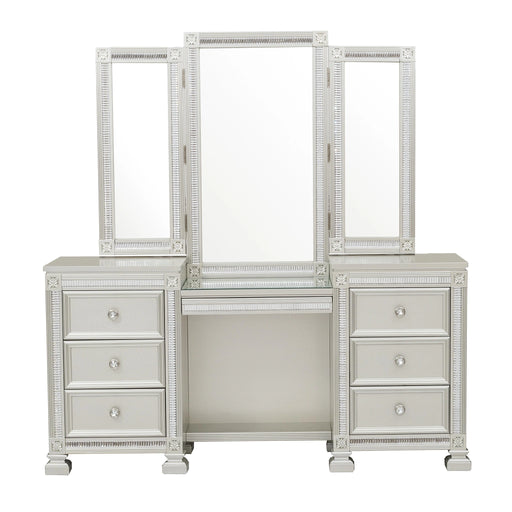 Bevelle Dressing Table With Mirror