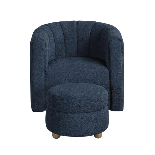 Delaney Swivel Chair Blue, Green, & White