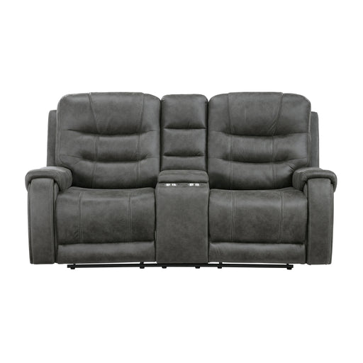 Oberon Double Reclining Love Seat With Center Console