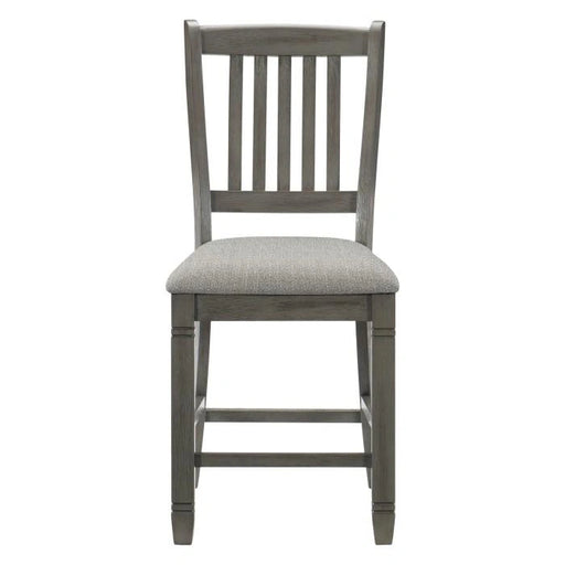 Silla de altura de mostrador Granby en gris envejecido (juego de 2) 5627GY-24