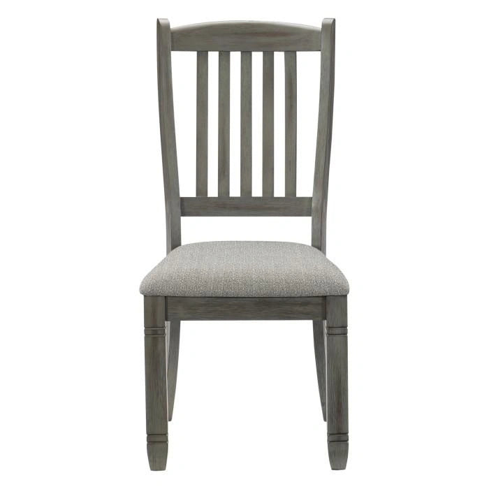 Silla auxiliar Granby en gris antiguo (juego de 2) 5627GYS