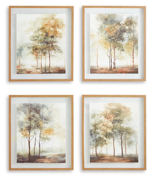 Cuadros de pared Bryneford (juego de 4)