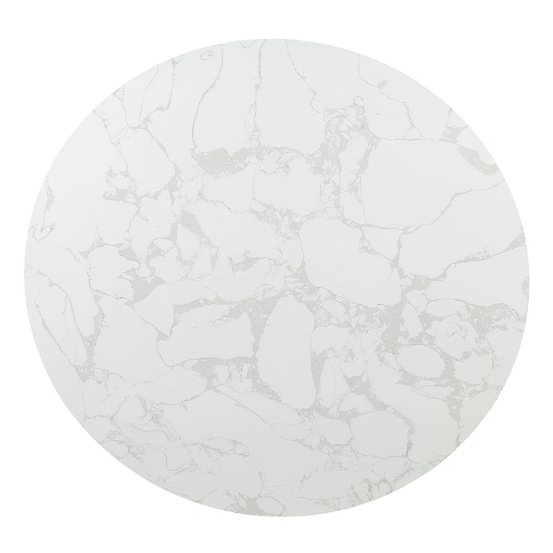 Round Dining Table w/Marble