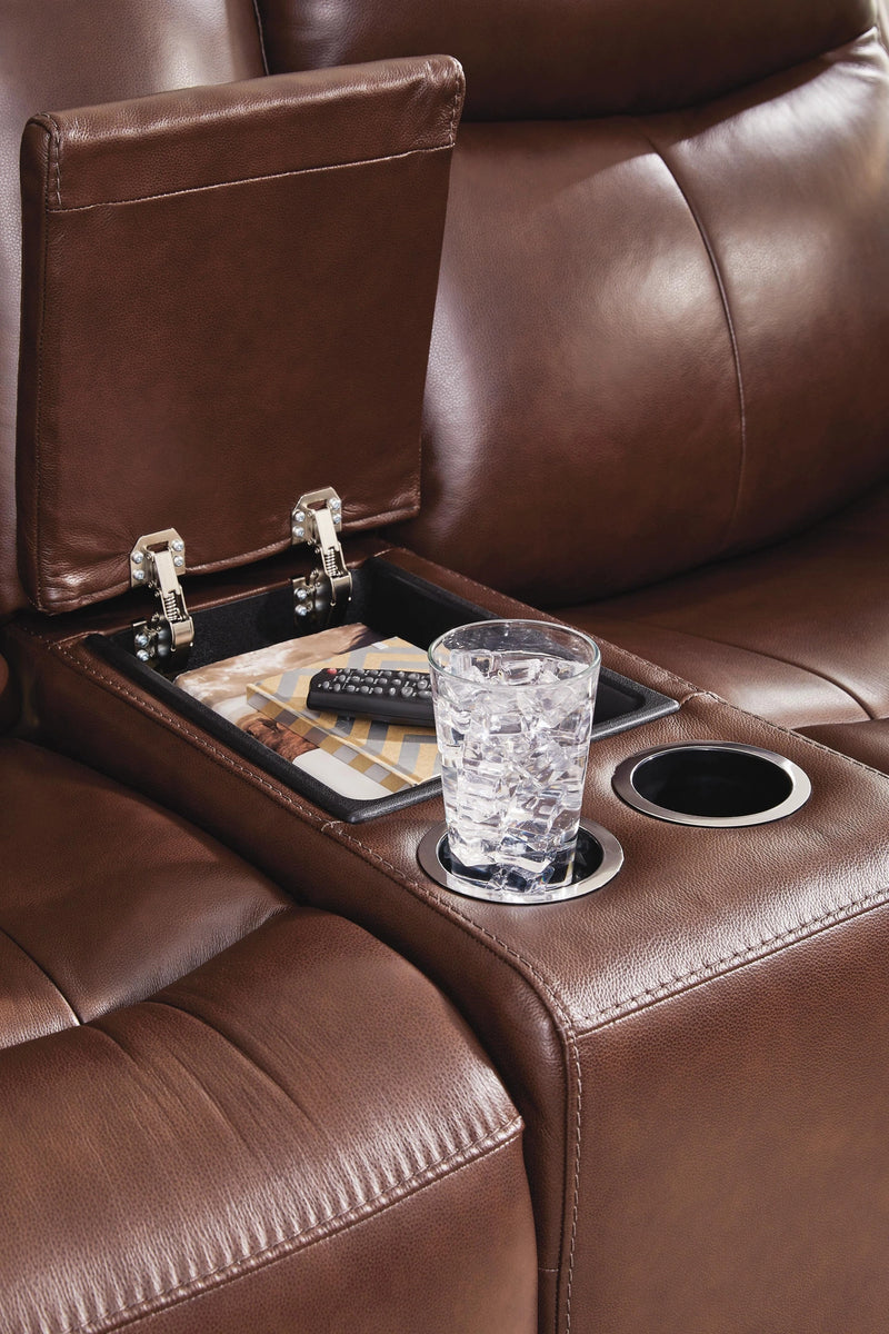 كنبة استرخاء Next Move Power Reclining ذات مقعدين مع وحدة تحكم