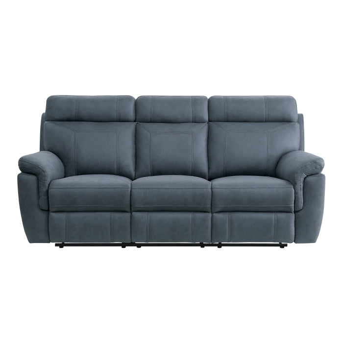 9301BUE-3 - Sofá reclinable doble con portavasos central desplegable