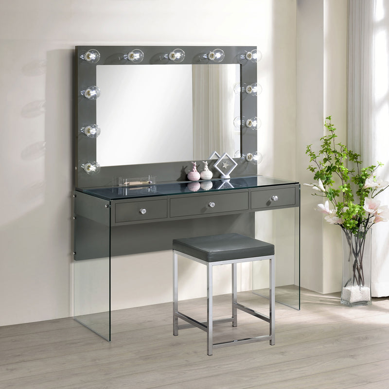 Tocador de Maquillaje Afshan con Espejo LED