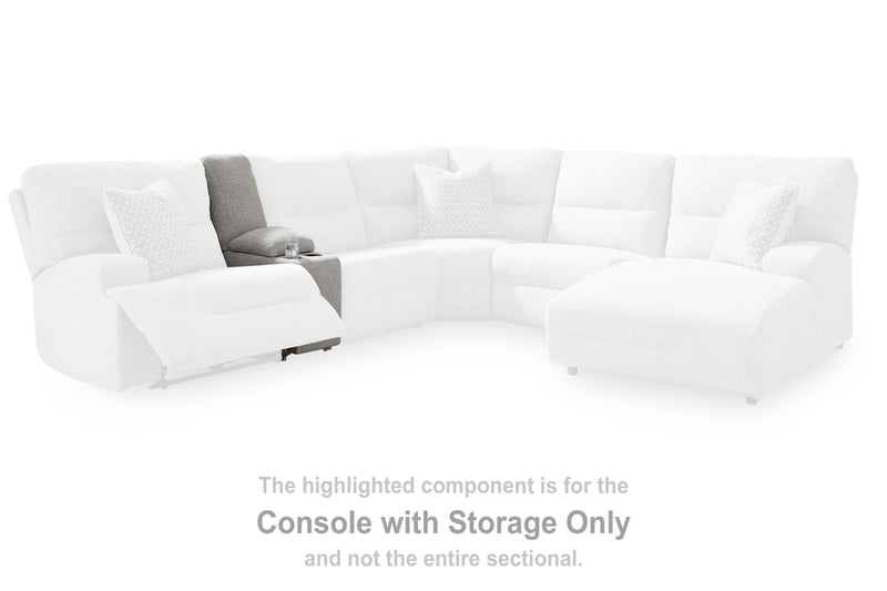 Seccional reclinable eléctrico Acklen Place con chaise