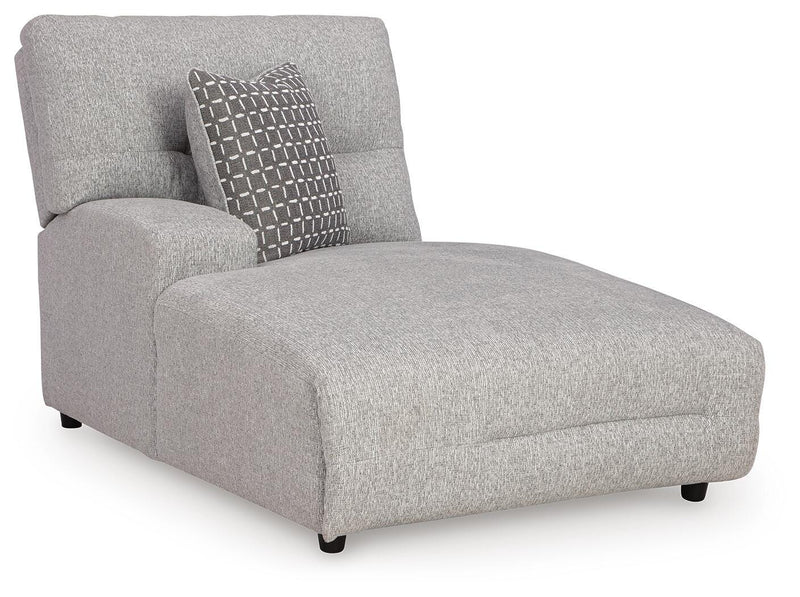 Seccional reclinable eléctrico Acklen Place con chaise