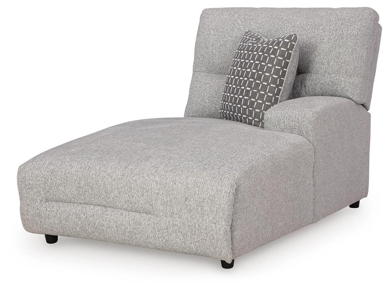 Seccional reclinable eléctrico Acklen Place con chaise