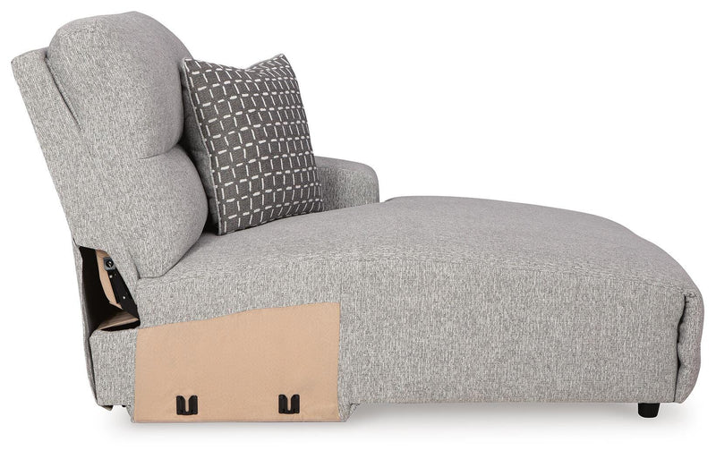Seccional reclinable eléctrico Acklen Place con chaise