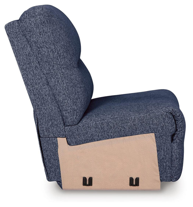 Seccional reclinable eléctrico Acklen Place con chaise
