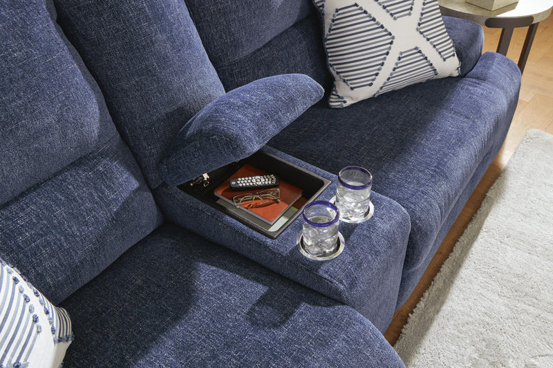 Seccional reclinable eléctrico Acklen Place con chaise