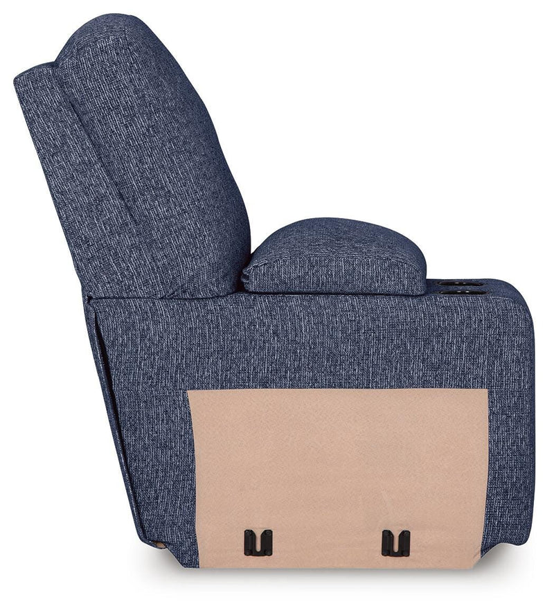 Seccional reclinable eléctrico Acklen Place con chaise