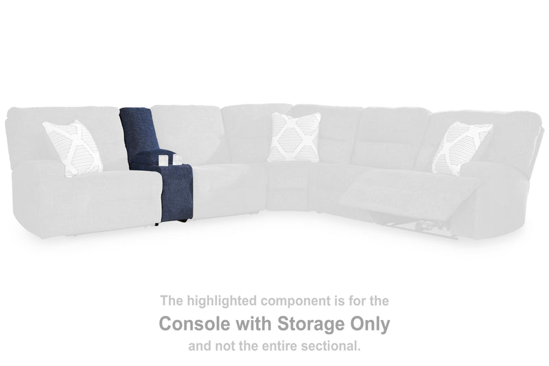 Seccional reclinable eléctrico Acklen Place con chaise