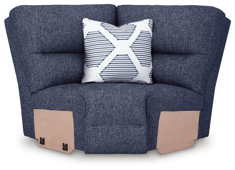 Seccional reclinable eléctrico Acklen Place con chaise
