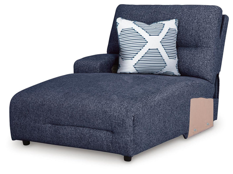 Seccional reclinable eléctrico Acklen Place con chaise