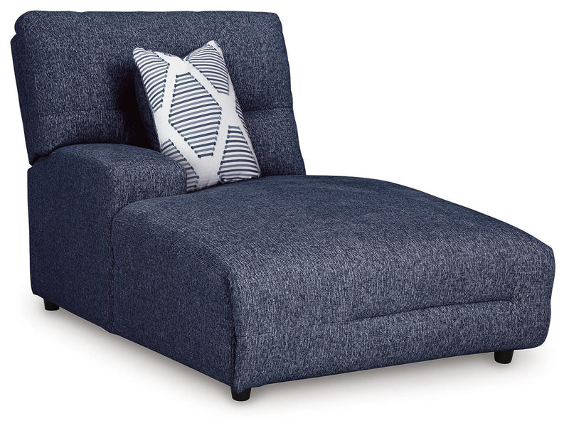 Seccional reclinable eléctrico Acklen Place con chaise