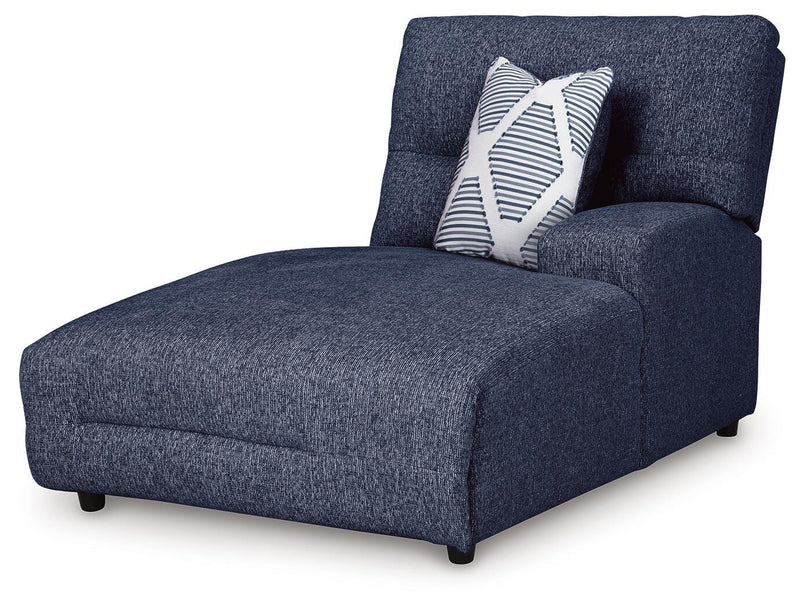Seccional reclinable eléctrico Acklen Place con chaise