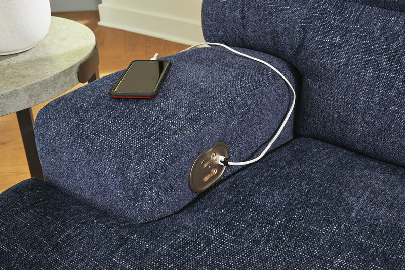 Seccional reclinable eléctrico Acklen Place con chaise