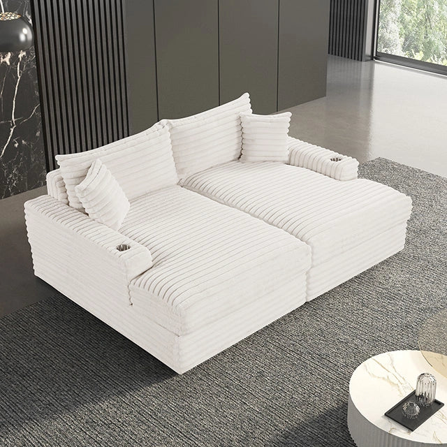 Sofá doble con chaise longue Tavedestrand