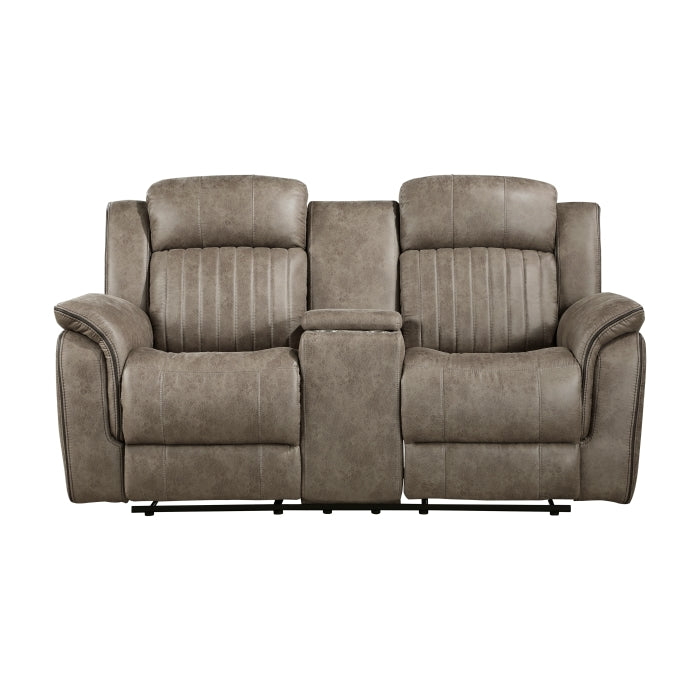 9479SDB-2 - Sofá biplaza reclinable doble con consola central