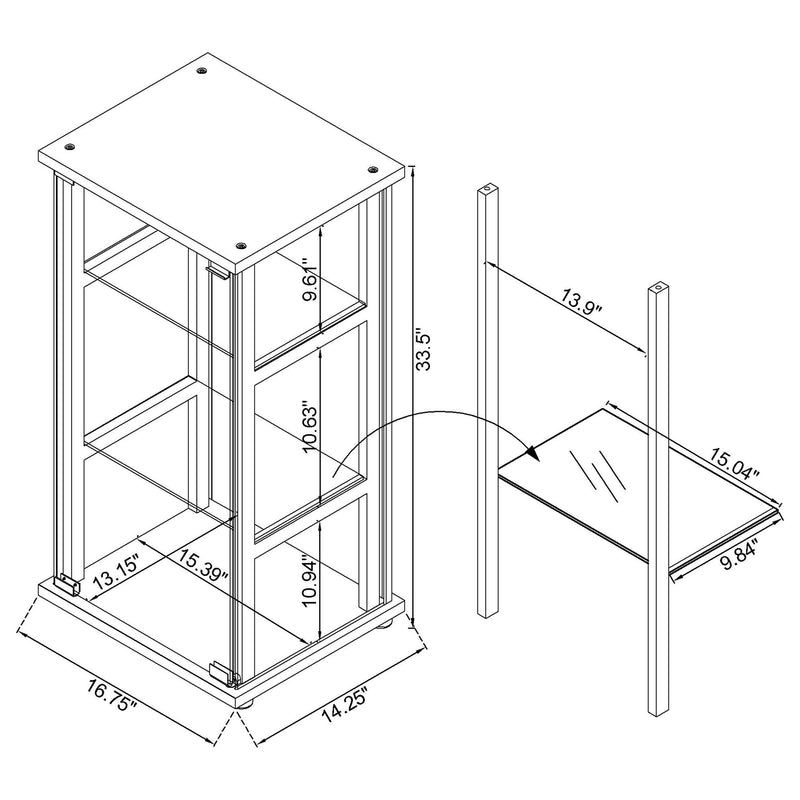 Mueble Curio Ciclamen