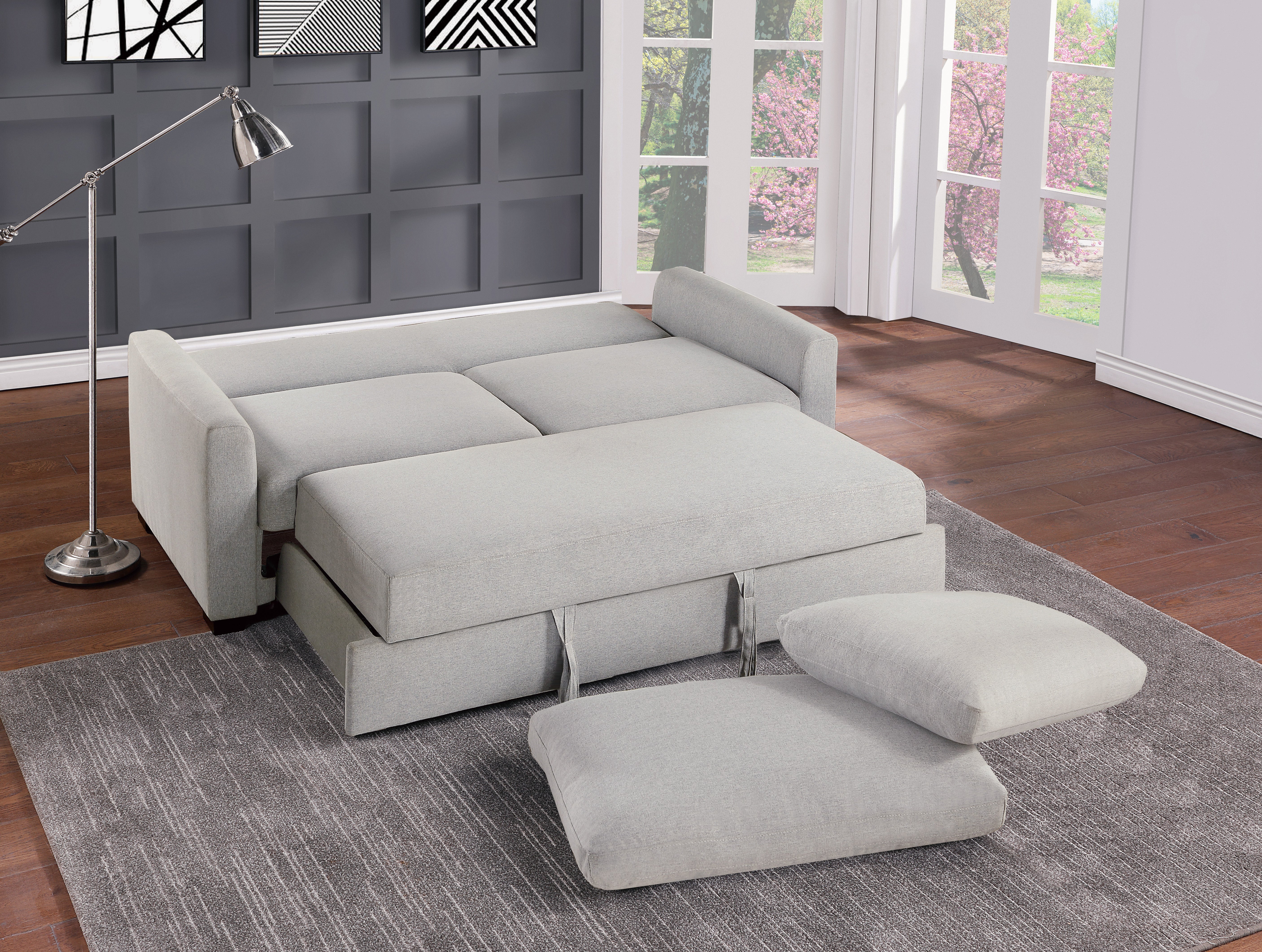 9525RF-3CL - Convertible Studio Sofa with Pull-out Bed — DFW