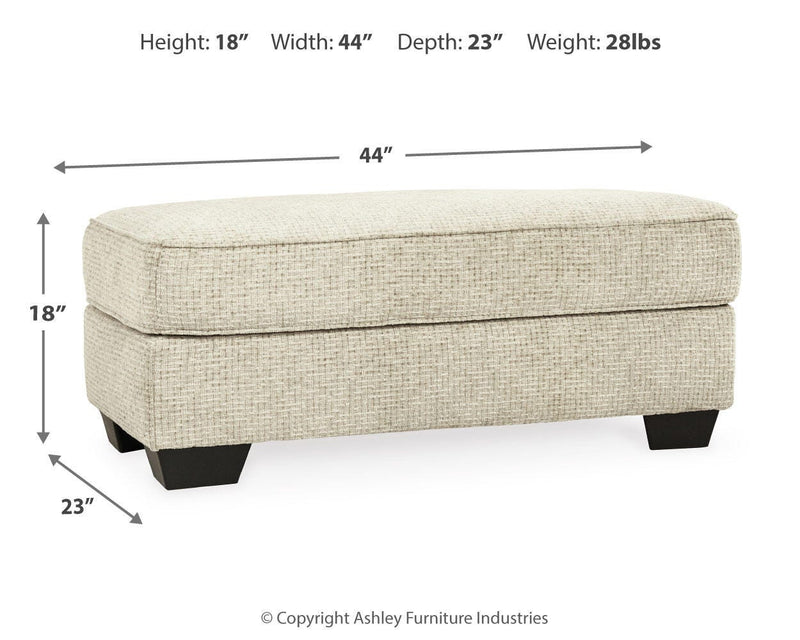 Sillón y otomana Monaghan de gran tamaño
