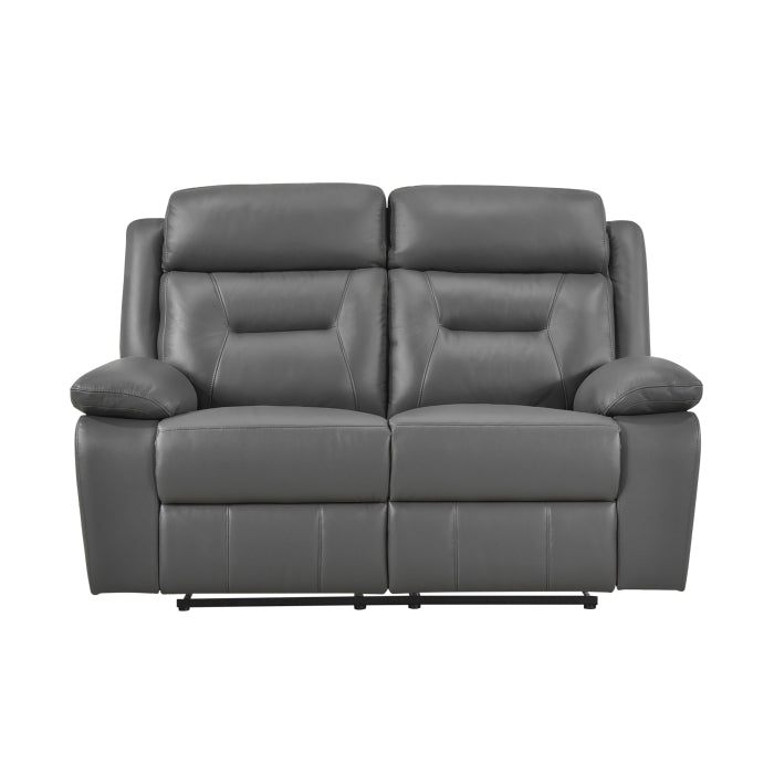 9629DGY-2 - Sofá biplaza reclinable doble